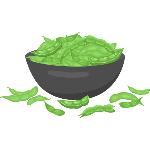 Dondurulmuş Yosun Salatası, Edamame, Soya Fasulyesi, Çin Fasulyesi